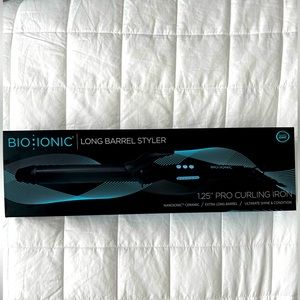 Bio Ionic 1” Long Barrel Styler Pro Curling Iron